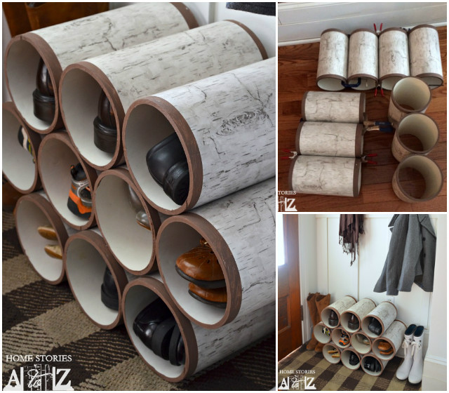 DIY PVC Pipe Shoe Rack Tutorial Video