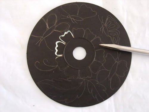 DIY Recycled CD Wall Art