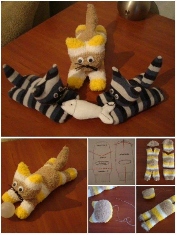 DIY Sock Kitten Tutorials