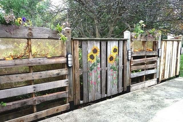 DIY Wood Pallet Fence Projects video tutorial