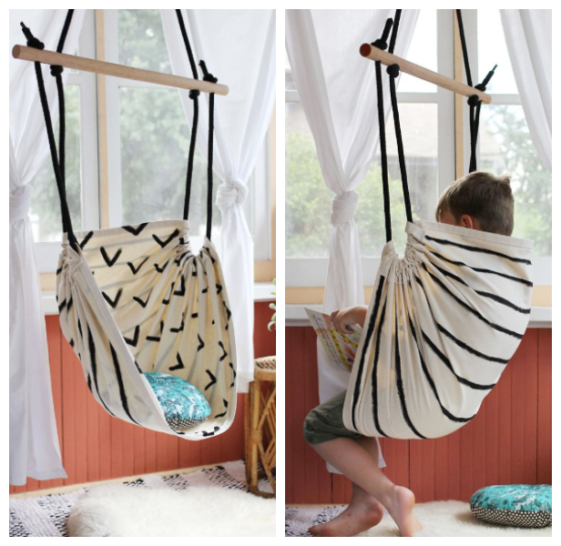 Easy DIY Fabric Hammock Chair Tutorials 