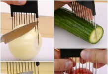 Kitchen Hack: Easiest Way to Cut Onions and More Kitchen Hack Cutting with Hair Pick