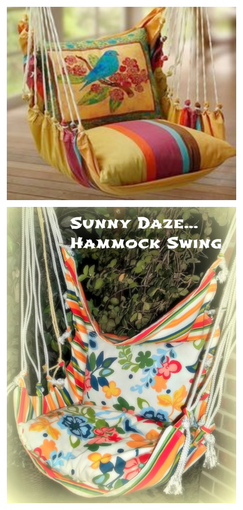 Easy Fabric Hammock Swing DIY Tutorials 