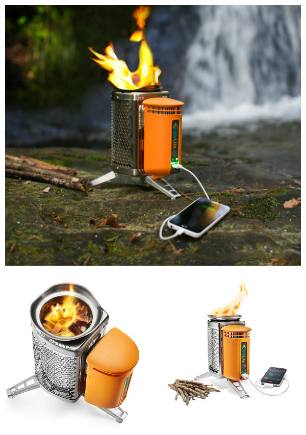 10 Camping Tips and Gadgets You'll Love This Summer -BioLite Wood Burning Campstove with USB Charge Supply