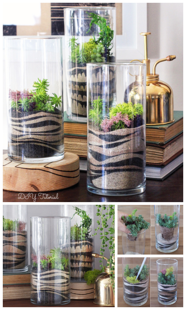 DIY Colorful Sand Terrarium Tutorials -HWTF x Makers Kit 