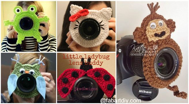 DIY Crochet Camera buddy Free Pattern Round Up