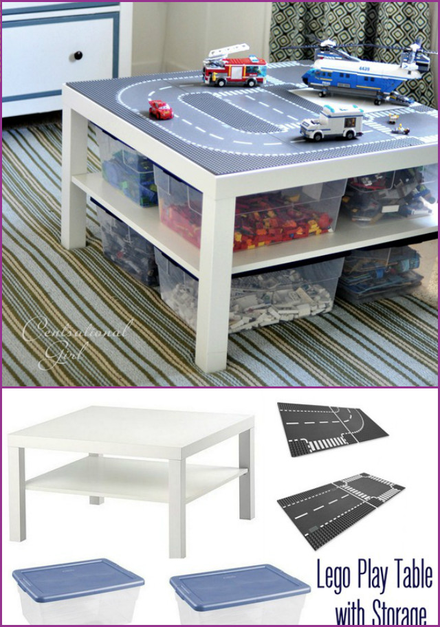 DIY IKEA Lego Lack Play Table