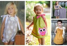 DIY Simplest Pillowcase Dress Tutorial + Video DIY Simplest Pillowcase Dress Top Romper Tutorials