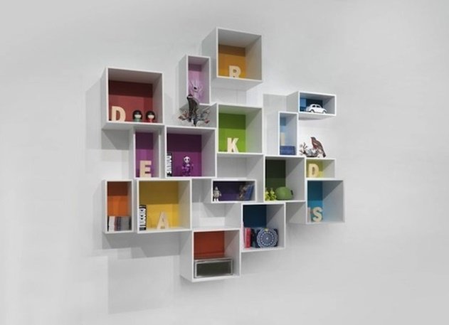 20 Cube Organizer DIY Ideas To De-clutter Your Whole House- Alphabetical shelving