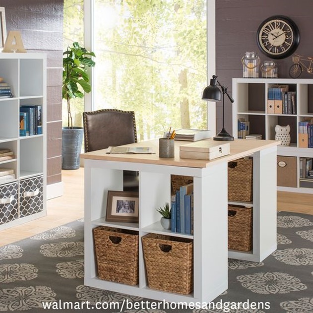 20 Cube Organizer DIY Ideas To De-clutter Your Whole House-Office Desk
