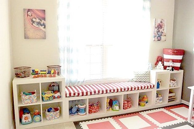 20 Cube Organizer DIY Ideas To De-clutter Your Whole House-Playroom Storage