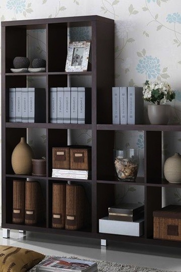 20 Cube Organizer DIY Ideas To De-clutter Your Whole House-Traditional Bookshelf