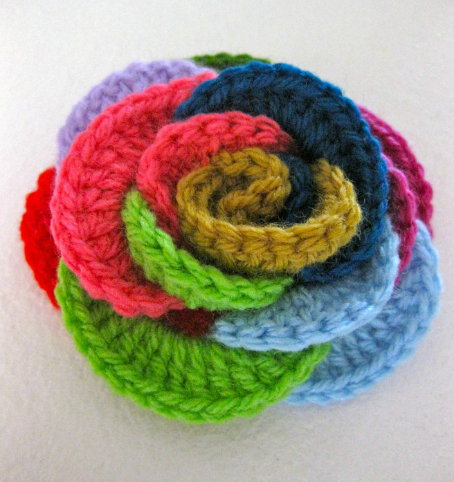 DIY Crochet Interlocking Rose Free Pattern 