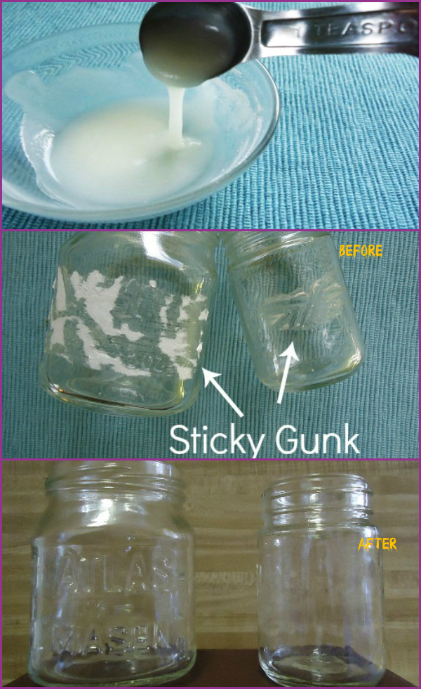 DIY Homemade Goo Gone Sticker Remover Recipes