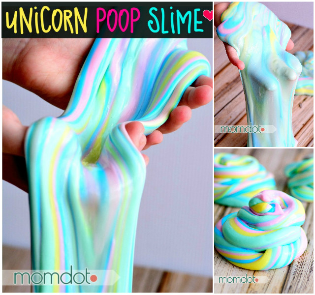 DIY Homemade Unicom Poop Slime Recipes for Endless Kids Fun