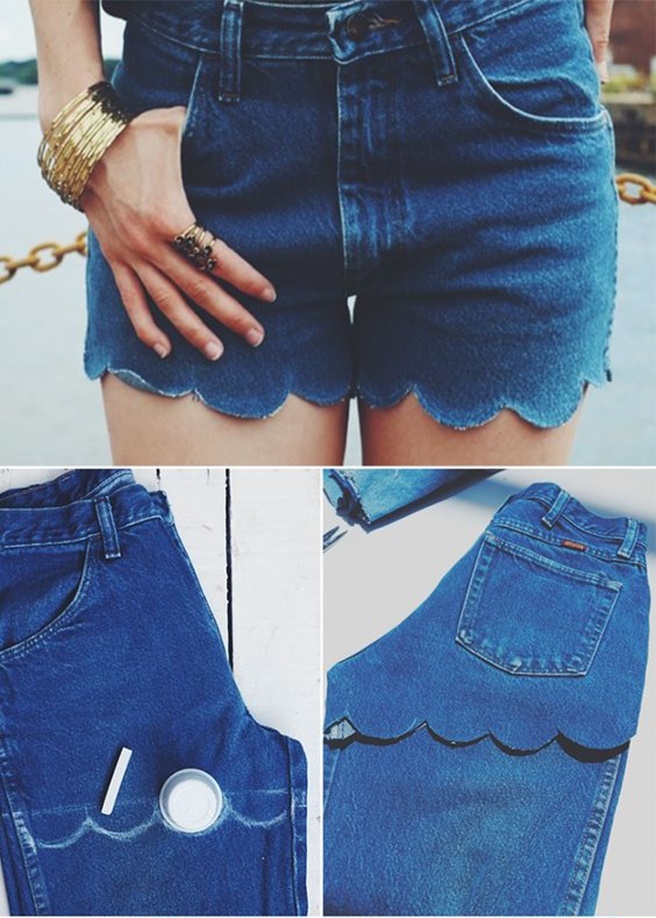 DIY Stylish Cut Off Jean Shorts Tutorials