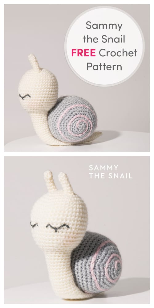 DIY Crochet Sami the Snail Amigurumi Free Patterns