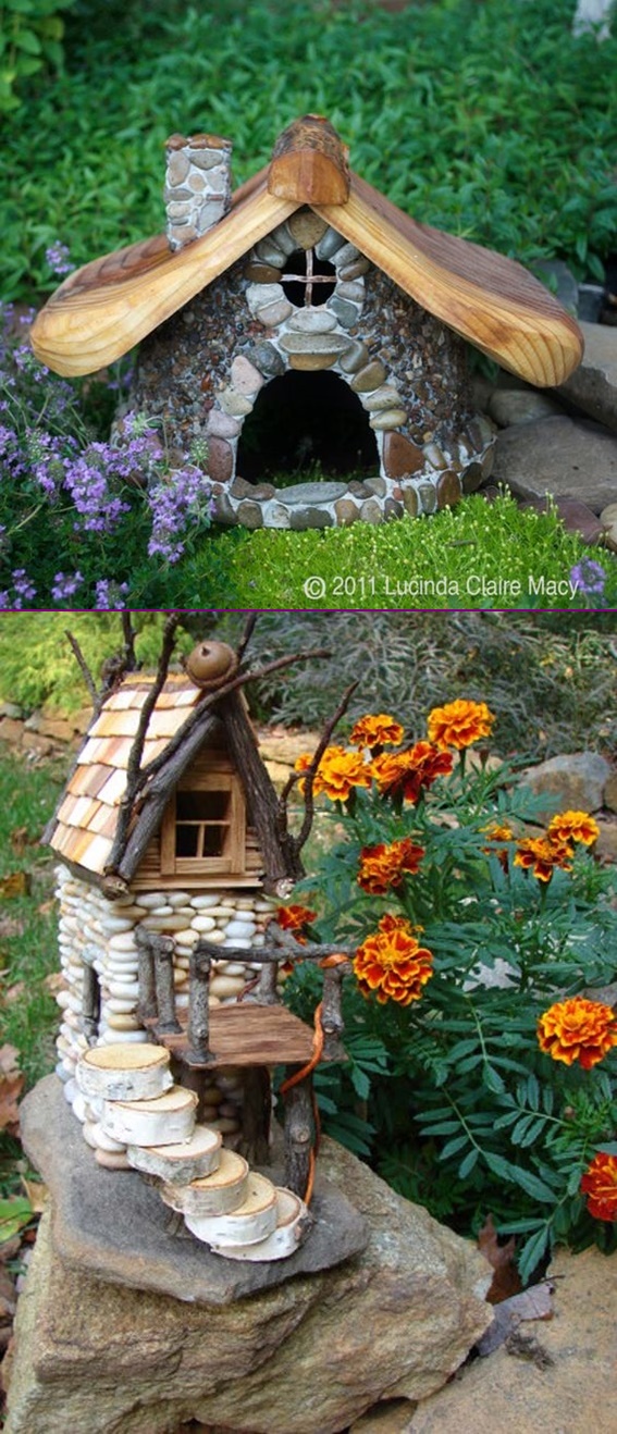 Bungalo Garden Stone Toad House Fairy House 