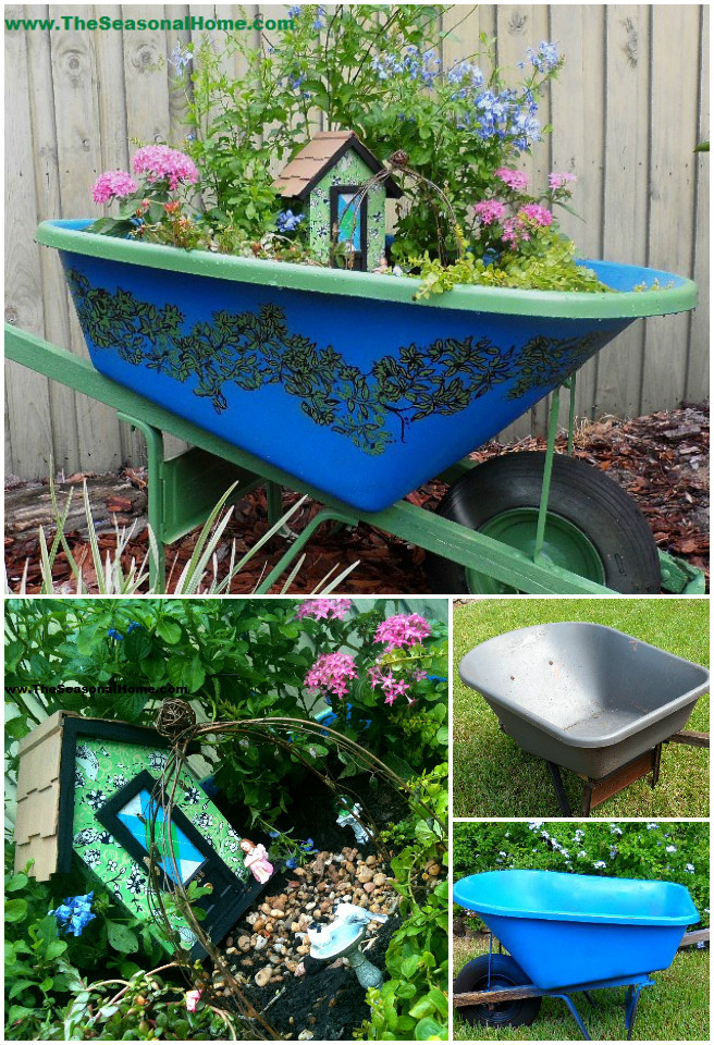 DIY Miniature Secret Wheelbarrow Fairy Garden Tutorial - video