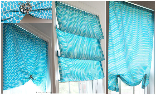 DIY No Sew Window Shade Tutorial 