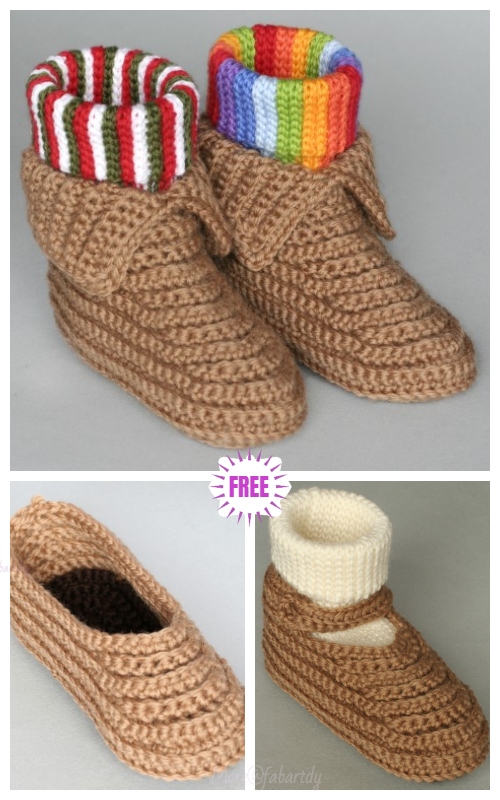 DIY Crochet Soccasins Shoe Free Pattern- Video