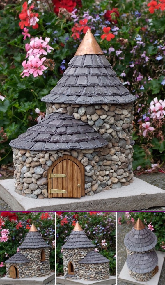 DIY Enchanted Fairy Cottage Tower