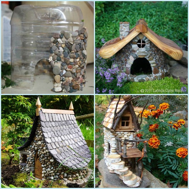 DIY Miniature Stone Fairy House Tutorials