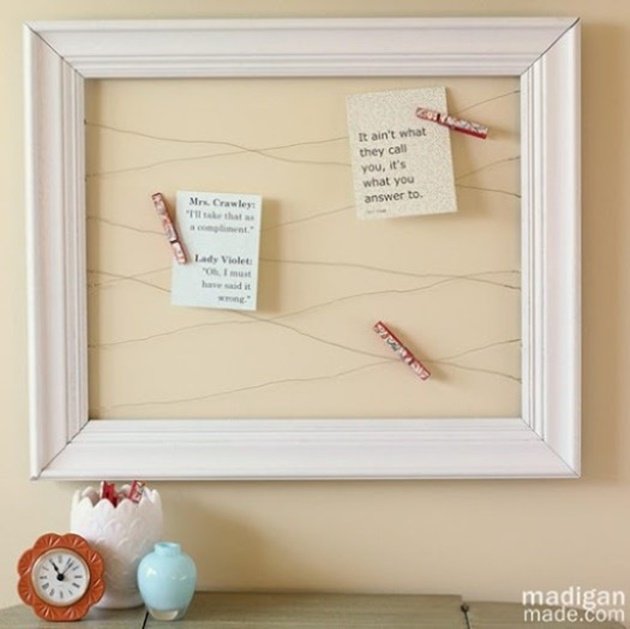 DIY OPEN FRAME AND WIRE MEMO BOARD TUTORIAL