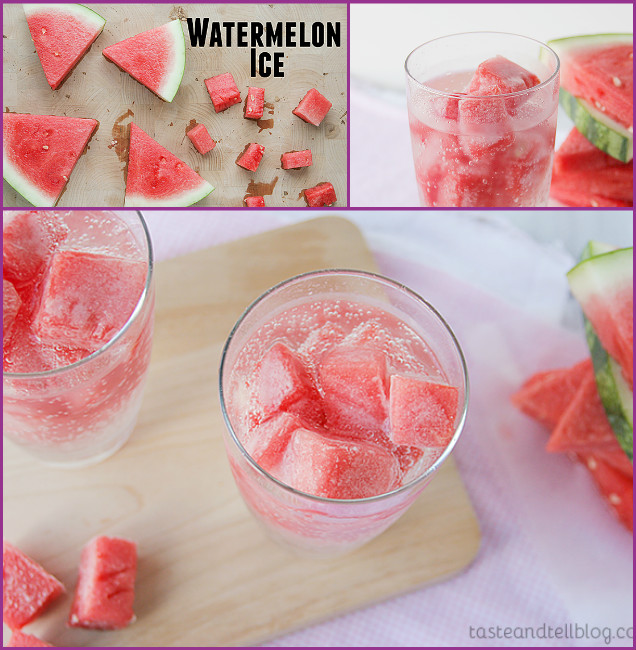 DIY Watermelon Ice Cube