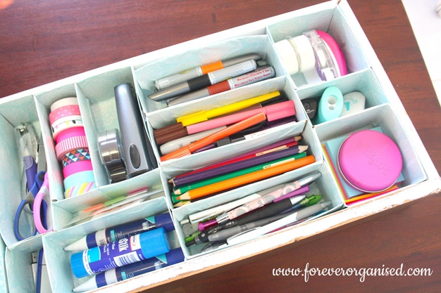 Craft Supply Organizer-Alternative Uses of Cutlery Tray 10