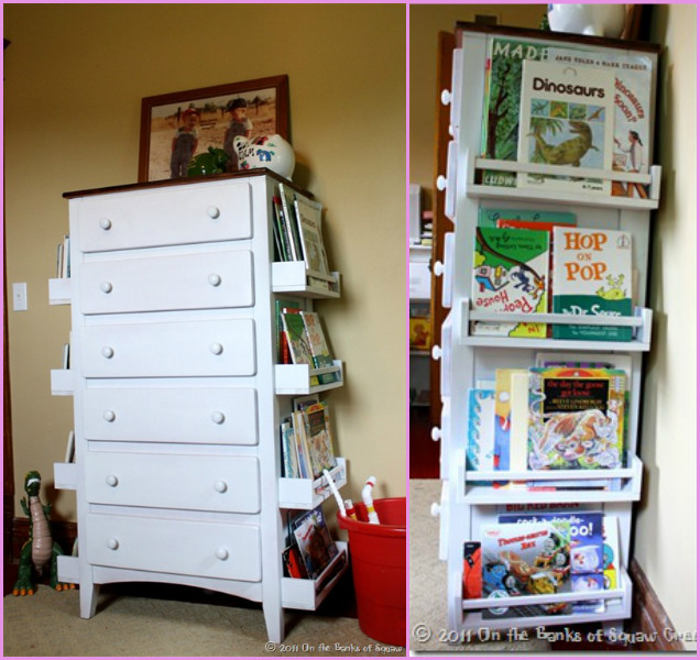 IKEA Spice Racks for Dresser Side Shelf-DIY Organization Hacks