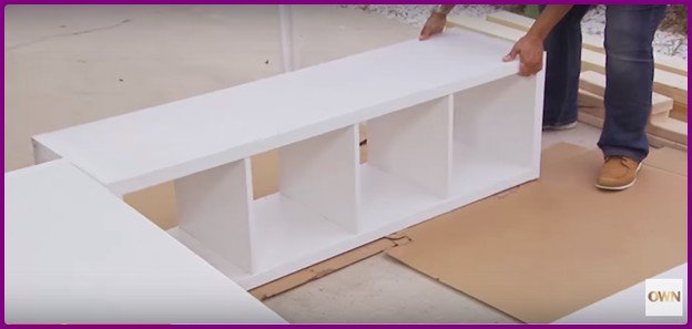 Diy Ikea Bookshelf Platform Bed With Storage Video