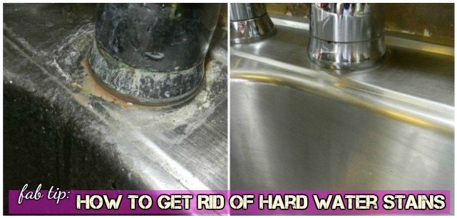 DIY 3-Ingredient Solution to Remove Hard Water Stains Faucet