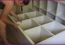 DIY IKEA Bookshelf Raised Bed With Under Storage – Video DIY IKEA Bookshelf Raised Bed With Under Storage - Video