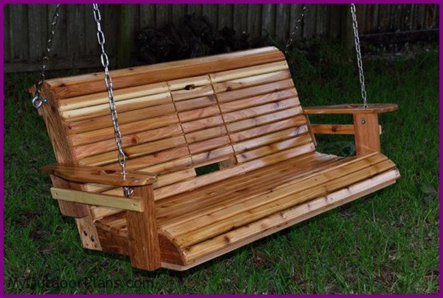 DIY Roll Back Porch Swing Bench Free Plan