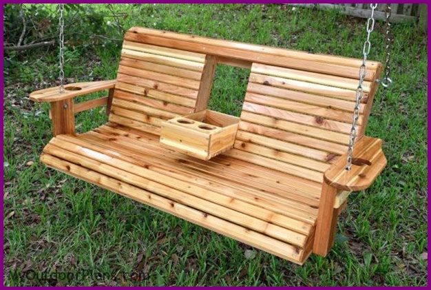 DIY Roll Back Porch Swing Bench Free Plan