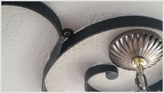 DIY Hanging Iron Wall Decor Ceiling Upgrade Tutorial 