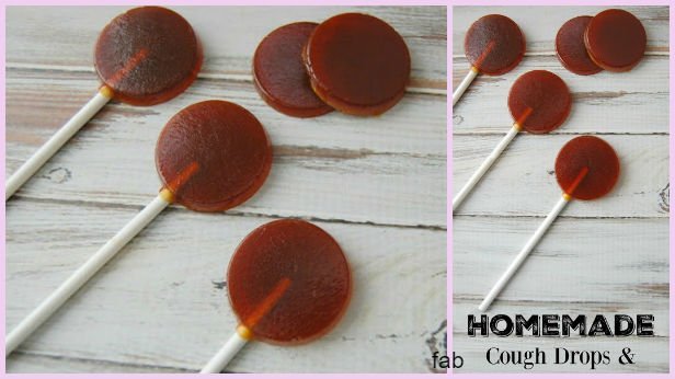 DIY Natural Cold and Flu Sweet-Cough Drop Lollipops Recipe