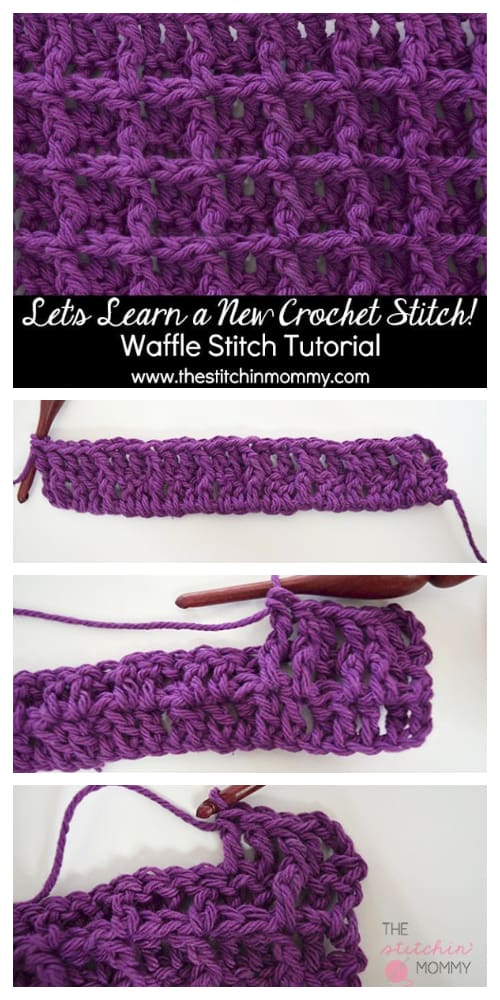 Waffle Stitch Crochet Free Pattern Tutorial + Video