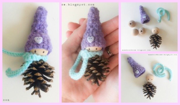 Crochet Pinecone Fairy Tutorial Free Pattern