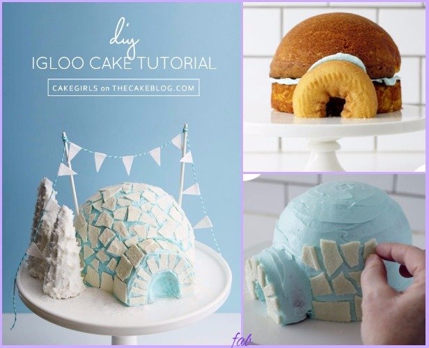 DIY Igloo Cake Recipe & Tutorial 