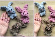 Easy Finger Knitting Bunny Free Knitting Pattern-Video Easy Finger Knitting Bunny Free Knitting Pattern-Video