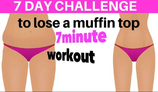 7 Day Challenge: Home Workouts to Lose Your Muffin Top