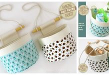 Half Round Hanging Basket Sewing Free Pattern – DIY Tutorial Half Round Hanging Basket Sewing Free Pattern - DIY Tutorial