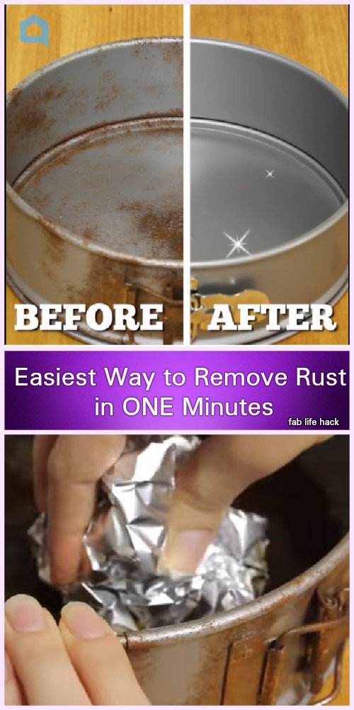 Life Hack: Easiest Way to Remove Rust in ONE Minutes