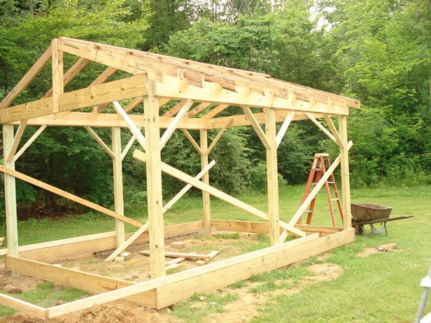 DIY 12X20 Wood Cabin Shed Tutorial on Budget
