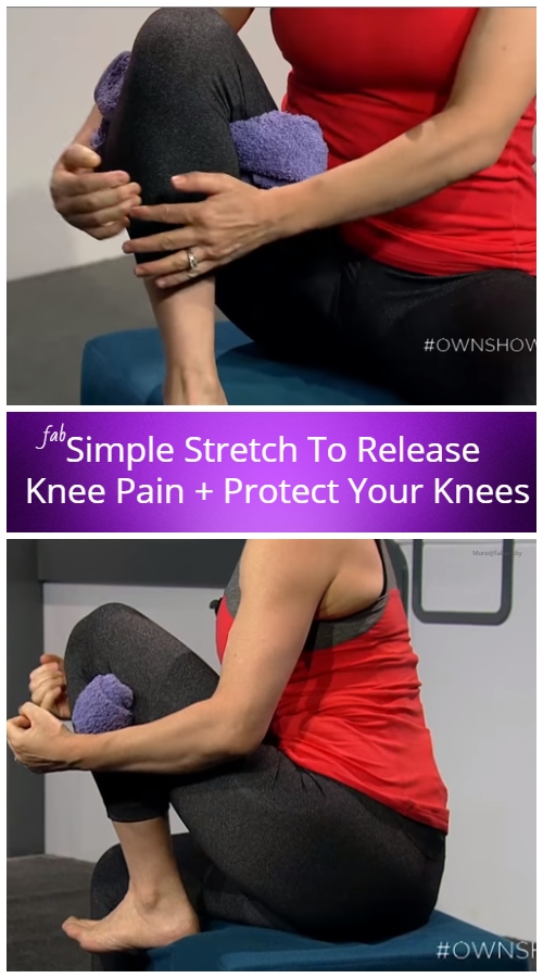 Simple Stretch To Release Knee Pain And Protect Your Knees