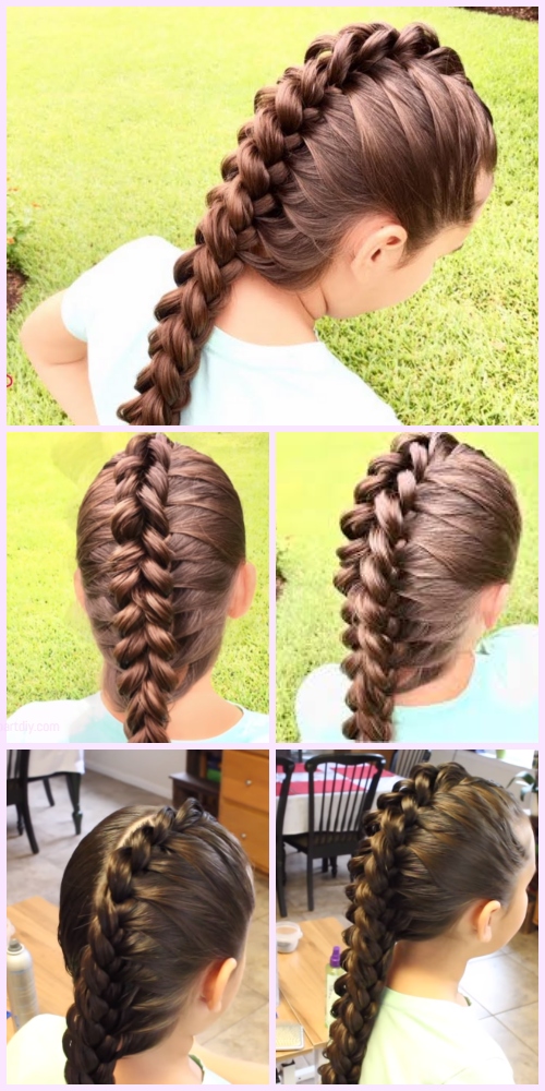 Amazing Girls Dragon Braid Hairstyle DIY Tutorial - Video