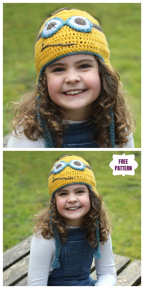 DIY Crochet Minion Hat free Crochet Patterns