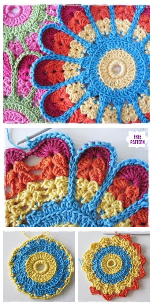 Crochet Overlay Coaster Free Crochet Pattern